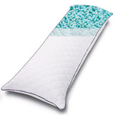 1 MIDDLE ONE body pillow insert supports spinal alignment for restful sleep.