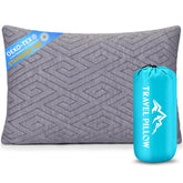 1 MIDDLE ONE travel pillow memory foam close-up with balanced support