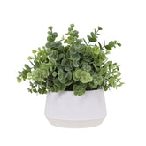 365 Blooming Decor artificial eucalyptus leaves close-up showing realistic texture and fade resistance.