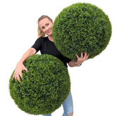 365 Curb Appeal 23 XL topiary ball half assembly shows easy interlocking setup