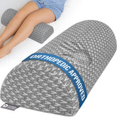 5 STARS UNITED knee pillow under leg support for back sleepers reduces pressure and aligns the spine