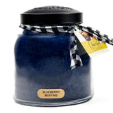 A Cheerful Giver Blueberry Muffins 34oz jar full view, cozy spaces ready