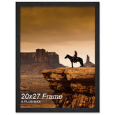 A PLUS MAX 20x27 frame front view for wall-ready poster display.