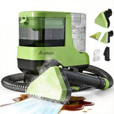 AAOBOSI C688 portable cleaner demonstrates compact setup for easy maneuverability.