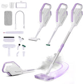 AAOBOSI steam mop main unit showing powerful, chemical-free cleaning on floors