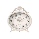 Abdurey vintage table clock on stand enhances desks with timeless charm.