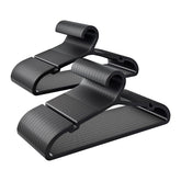 ABHENG 80-pack clothes hangers front view for neat, space-saving closet organization.