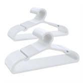ABHENG kids hangers with non-slip shoulders keep shirts secure.