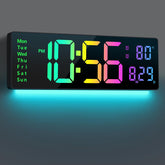Abovsare digital wall clock with a 16-inch display for clear visibility across the room.