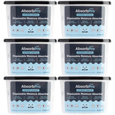 Absorb Pro moisture absorber tub in six-pack design for effective moisture control