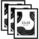 Abtgt 22x28 frame set on wall displaying a cohesive gallery.
