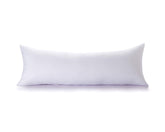 Acanva fluffy bed pillow insert 20x60 white delivering full body support for side sleepers