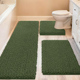 ACCUMTEK upgrade extra-large bath rug 48x20 offers plush comfort for tired feet.