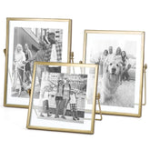 AceList frame collection 4x4 close-up with glass cover and sturdy metal frame