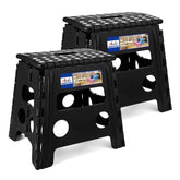 ACKO 2PACK folding step stool closed for compact storage.