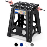 ACKO folding step stool 16-inch reach for high shelves.