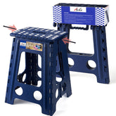 Acko folding step stool folded for compact storage, ideal in small kitchens.