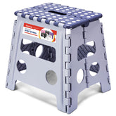 ACSTEP 13-inch folding step stool opened for safe reach in kitchen and sink