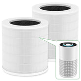 Addubeau A2001 filter front view highlighting 3-in-1 filtration for purer air