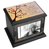 ADMLC Cremation Urn photo frame front displays a cherished memory with a 6x4 inch photo