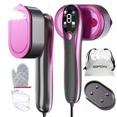 ADPTOYU 2-in-1 steamer iron front view for quick wrinkle removal on the go