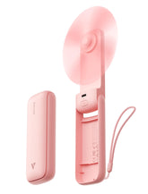 Aecooly Slim Portable Fan 2-Pack held in hand for on-the-go cooling.