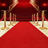 AEHISDHIE 450gsm red carpet runner for elegant aisle setups and durable use