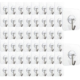 Aellabus 150-pack adhesive hooks for clutter-free wall organization.