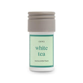 AERA Mini White Tea bottle refill showing a sustainable fragrance option for home use