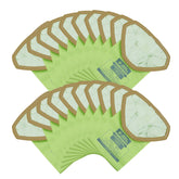 A Fable 20-pack vacuum bags for ProTeam 6QT with open triangular collar for quick replacement.