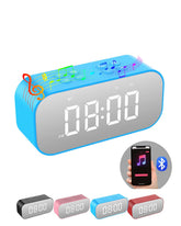 AFK digital alarm clock with Bluetooth speaker provides clear time and music playback.