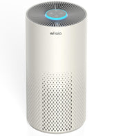 Afloia KILO air purifier front view highlighting its compact footprint for large rooms