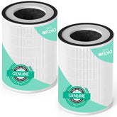 Afloia Original 3-Stage Filter mounted on a KILO Pro unit, front view, for cleaner air.