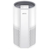 Afloia Pluto air purifier front view; quiet operation for bedrooms.
