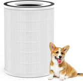 Afloia washable pet filter catches hair on the first layer for cleaner indoor air.
