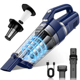 AHNR handheld vacuum 16KPa suction powers car and home cleaning.
