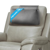 AHUAWA recliner headrest pillow in plush velvet provides soft neck support.