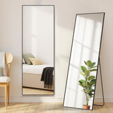 Aidoly full-length mirror 64x21 in floor-standing setup for quick outfit checks.