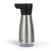 AIKE magnetic charging dispenser, front view, keeps your sink sleek and organized.