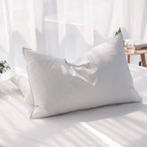 AIKOFUL luxury pillow packaging highlights ethical materials and certification.