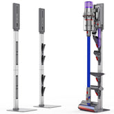 AIKOLZON Dyson vacuum stand with foldable hooks for tidy, accessible storage