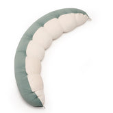 Ailuteie Peallow long round pillow provides full-body support for a comfortable sleep.