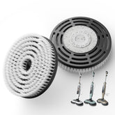 AIR U+ upgraded-steam-mop-brush-pad delivers deep cleaning on sealed floors.