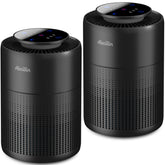 Aircillin 2-Pack purifier front view showing compact design for small spaces.