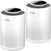 Aircillin two-pack front view showing compact purifiers for clean air at home.