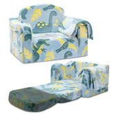 Airpanda glow dinosaur toddler chair glows softly for bedtime ambiance