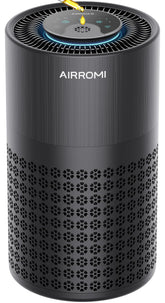 AIRROMI A2001 front view, compact design ideal for bedrooms and small spaces.