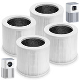 Aiskaer A1/A1W replacement filters 4-pack for VEWIOR and KOIOS purifiers
