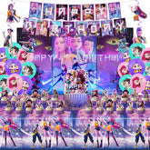 AIXPROBEAD Demon Hunters banner for vibrant party decor and memorable photos.