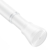 AIZESI shower rod extended to 34-59 inches for versatile spaces